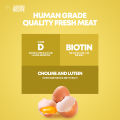 Luscious Recipe Freeze Dried Pure Egg Yolk Powder Appetite Booster Organic Meal Toppers For Dogs & Cats. 