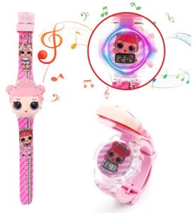 ✨💖🎶⌚ Music + Light Digital Watch l Flip Watch l Kids Children Watch l Spiderman Paw Patrol Frozen LOL Sonic Unicorn Dinosaur Captain America Kuromi Melody Transformer