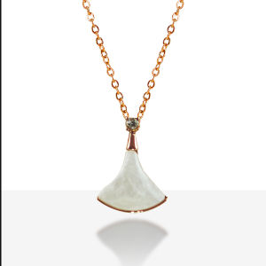 Kalung Titanium Permata Kerang Anti Karat Anti Luntur Fashion Aksesoris Kalung Y-XL-36