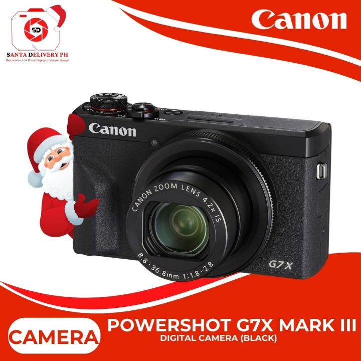 Canon PowerShot G7 X Mark III Digital Camera (Black) 4K Video