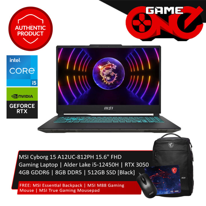 MSI Cyborg 15 A12UC-812PH 15.6