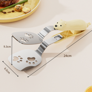 Spatula Fun Vegetable Holder Portable with Latch Removable and Washable Anti-scald Catering Workers