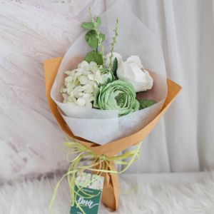 ช่อดอกไม้กระดาษสา ช่อดอกไม้มินิ ช่อดอกไม้แสดงความยินดี ดอกไม้กระดาษสา