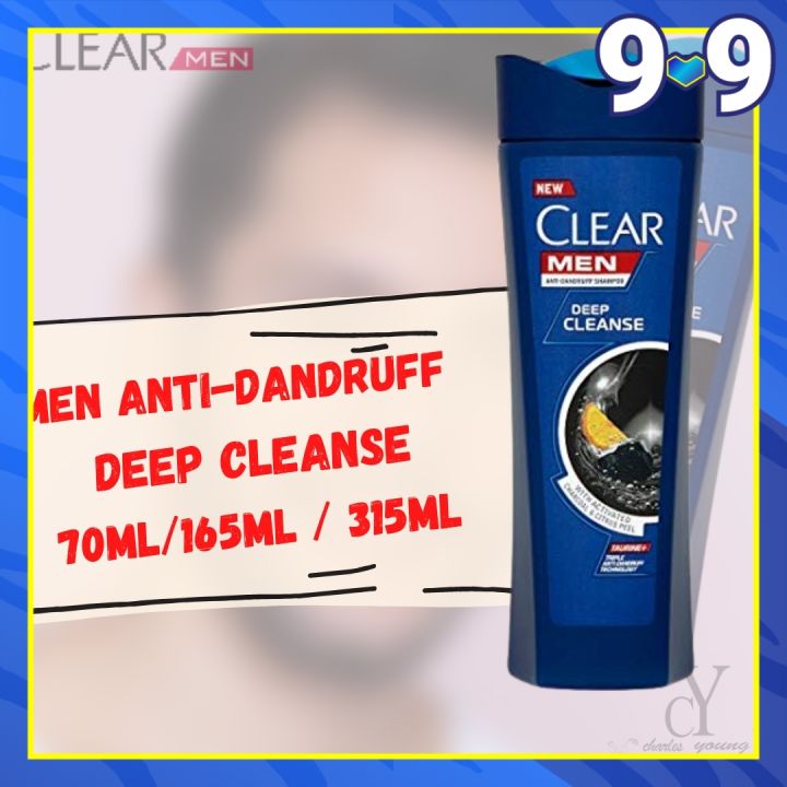 CY CLEAR Men Deep Cleanse Anti-dandruff Shampoo 70ml / 165ml / 315ml ...