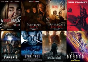 Flash Drive 64 Gb A Quiet Place Trilogy_Star Trek Trilogy_Red Planet_Super 8 Full HD 1080p และ 4K