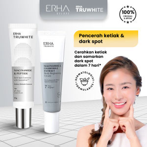 ERHA Truwhite Body Brightening & Dark Spot Cream - Krim Pencerah Ketiak dan Wajah 4% Niacinamide 2% GenoWhite