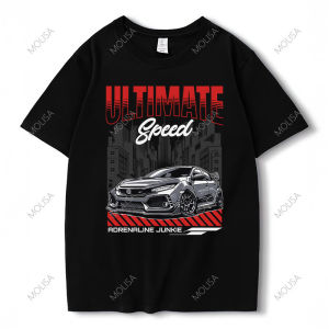 Molisa เสื้อยืด สกรีนDTG แฟชั่น Ultimate Speed ผ้าcotton 100% ใส่ได้ทั้งชายและหญิง S-4XL ใส่สบาย 68018#