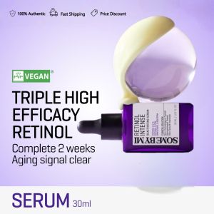Some By Mi Retinol Intense Reactivating Serum(30ml)A gentle formula specially designed for sensitive skin helps to reduce signs of skin aging.
