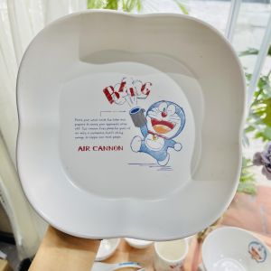 Bộ Bát Đĩa Gốm Sứ Decor Bát Ăn Cơm Bát Ăn Chè Chén Dĩa Dễ Thương Bộ Doremon huyền thoại Cute dễ thương xinh yêu