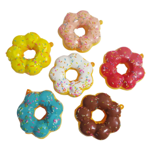 Artificial Donut Model Simulation Pu Donut Bread Photography Props for Stress Relief Slow Rebound Fake Fun