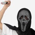 Topeng Seram Halloween Krystal Glitter Skull Scary Mask Pesta Cosplay Topeng Tengkorak Ghost. 