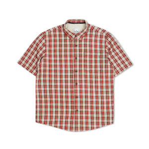 Kemeja MGEE - Kemeja Kasual Lengan Pendek MGEE Alto CKKR 149 Red