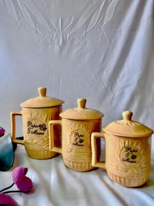 [ READY ] - Cangkir Satuan Motif Papa & Mama Warna Cokelat Keramik / Kado Unik / Hampers Cantik / Gelas Lucu / Cangkir Cantik / Set Teko Murah / Cangkir Kopi / Cangkir Teh / Souvenir / Parcel