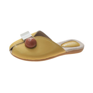 [Free Shipping] WomenS Open-Toe Slip-On Sandals For Outdoor Wear New Spring-Summer Fashion Korean Style Flat Jelly Slip-Ons Versatile Casual Sandals For Women