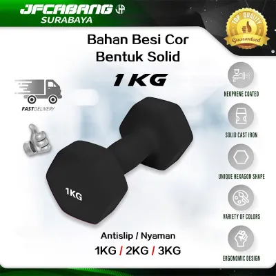 【COD】Dumbell Barbel 123kg/Dumbell Anti Slip/Barbel Non Slip Dumbbell /Vinyl Cewek/ Yoga Dumbel/ Barbel Mini /Barbel Wanita