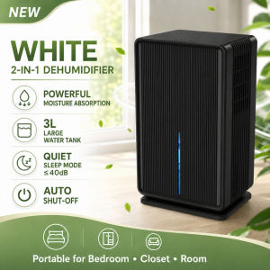 3L Electric Dehumidifier For Bedroom Quiet Moisture Absorber Multifunctional Air Purifier Anti-Mold Protection COD Supported