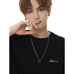 TERBARU KALUNG TITANIUM PRIA WANITA ROLLO BANDUL LIONTIN CINCIN TERLARIS