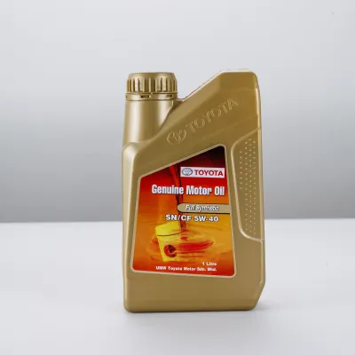 Toyota Genuine Full Synthetic Motor Oil 5W-40 SN/CF 1L - High-Quality Engine Protection