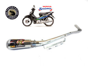 knalpot kawahara supra X 125 blade karisma revo full crom