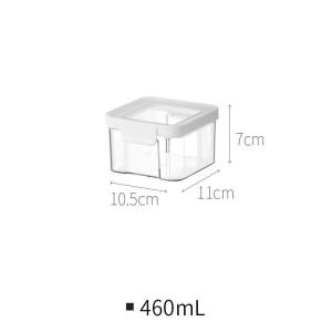 White Cover Stackable Airtight Kitchen Food Storage Container 日式多功能食物密封盒