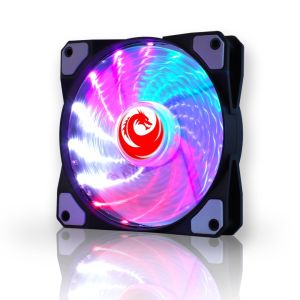 Quạt Fan Case 12 cm led 7 màu (15 bóng ) hiệu ứng đẹp mắt đổi màu liên tục - M21