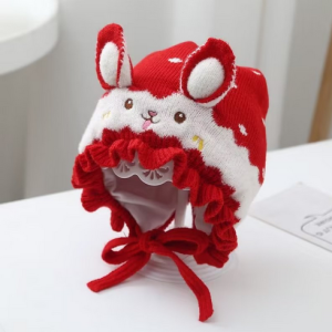 (KIDSFO-2) - Topi Bayi Anak Laki Perempuan Cute Bunny