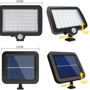 Đèn Năng Lượng Mặt Trời Đèn Led 6 Ô LED Mắt Led COB shopnhatphong Pin Tách Rời Dây Dài 5m Tích Hợp 3 Chế Độ Ánh Sáng Điều Khiển Từ Xa Cảm Biến Ánh Sáng Chống Nước IP65 quà tặng 2 cuộn băng keo