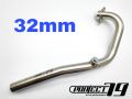 Manifold Yamaha Y15ZR Universal Stainless Steel Manifold Link Pipe 28mm 32mm 35mm 38mm Y15 Ysuku Y15 Modification Motor Accessories. 