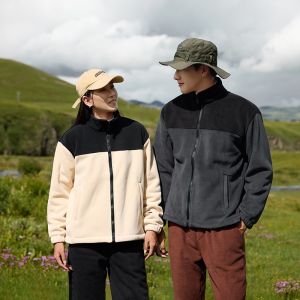 Couple Outdoor Sports Sweater Jacket Fall And Winter Cold Warm Fleece Jacket Couple Outdoor Jacket