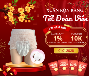 Combo 100 Miếng Tã Quần Người Lớn B Siêu Thấm Bỉm Quần Người Lớn Chống Tràn Bỉm Tiết Kiệm Đủ Size M/L/XL