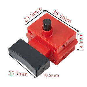 FA2-10/2B 10A 250V 5E4 Momentary Electric Power Tool Trigger Switch Large Pullout Crane Cutter Cutting Machine Button Switch