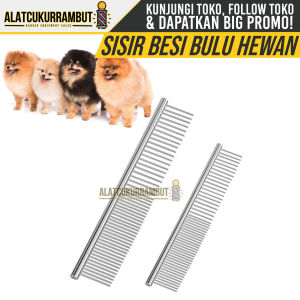 Sisir Besi Anjing Kucing Sisir Bulu Hewan Grooming Comb Dog Cat