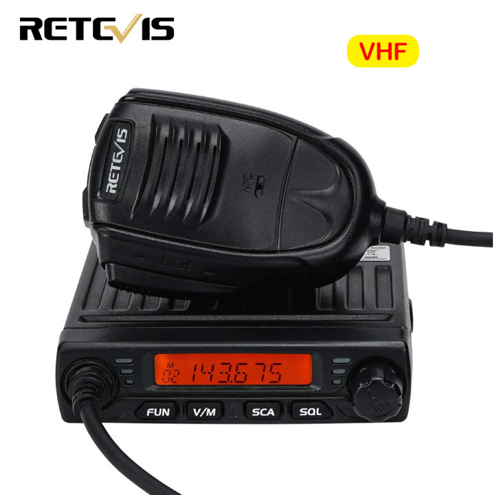 Retevis RT98 Mobile Radios Mini Amateur Transceiver 15W UHF/VHF Lock