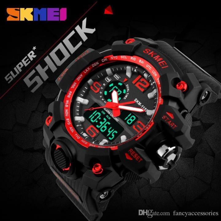 SKMEI 1155 Fashion Multi-function Waterproof Outdoor Sports Watch