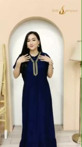 Dress busui/daster ruffle/daster renda/daster ld 130