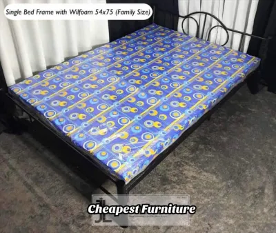 BEDFRAME WITH WIL FOAM SIZE 54X75