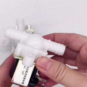 220V/12V/24V điện từ van 12mm kết nối nhanh thường đóng solenoid van kiểm soát dòng nước Van điều khiển