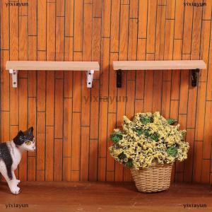 [COD] yixiayun 1:12 Dollhouse Miniature Wood Wall Shelf Hanging Storage Rack Dollhouse Furniture Decoration Toys Dolls House Accessories