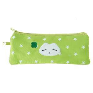Star Print Pen Case with 2 Compartment for Student Adult Large Capacity Pen Organziers Pencil Pouches Travel Makeup Bag