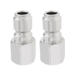 Nâng cấp thép 3/8 inch Nữ NPT kết nối nhanh Máy rửa phun áp lực couplers Máy rửa phun áp lực phích cắm để làm sạch