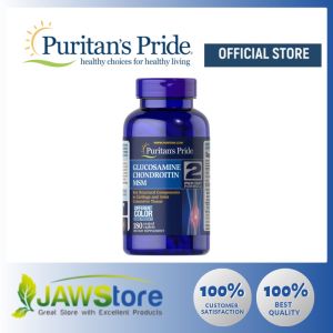 Puritans Pride Triple Strength Glucosamine Chondroitin & MSM Joint Soother® 180 Caplets / Item #017896