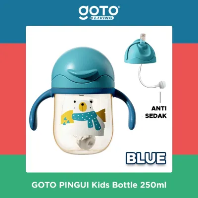 Goto Pingui Botol Minum Bayi Sedotan Lucu Anak Training Cup Baby Viral