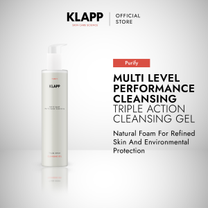 KLAPP Multi Level Performance Cleansing Triple Action Cleansing Gel 200ml/500ml Cleanser For Combination Oily Skin
