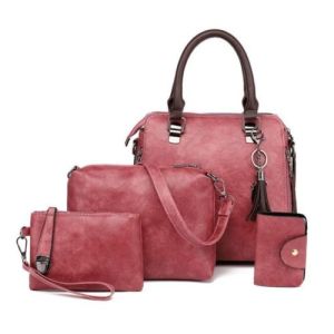 TAS JINJING 4IN1 GD1819624 HANDBAG WANITA SIMPLE ELEGANT MODIS FREE GANTUNGAN CAT