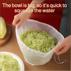 Drawstring Nylon Fine Mesh Wine Filter Frequent Use Filtration Vegetable in a Second Chip Solid