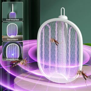 Raket Nyamuk UV Trapping Light Model Gantung Dapat Dilipat pembasmi nyamuk elektrik Pembunuh nyamuk