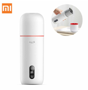 Deerma DEM-DR035 300วัตต์ 350มิลลิลิตรกาต้มน้ำไฟฟ้า แบบพกพาถ้วยน้ำอุณหภูมิคงที่304 สมาร์ทเทนเลสจาก Youpin