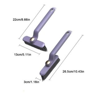 2-in-1 Multifunctional Cleaning Brush Rotary Cleaning Brush Tile No Dead End Floor Seam Brush Wall Brush