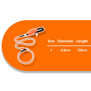 HamshMoc Dog Leash with Poop Bag Holder Double Safety Buckles Anti-Pull Swivel Ring Nylon Rope for All Breeds