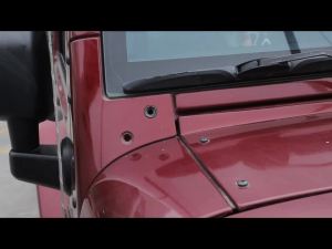 OnlyF U JeCar Car LED Light A Pillar Light Brackets Holder Stand For Jeep Wrangler TJ/JK/BJ40/BJ40L/BJ40Plus/F40 Car Exterior Parts 2B5Z7